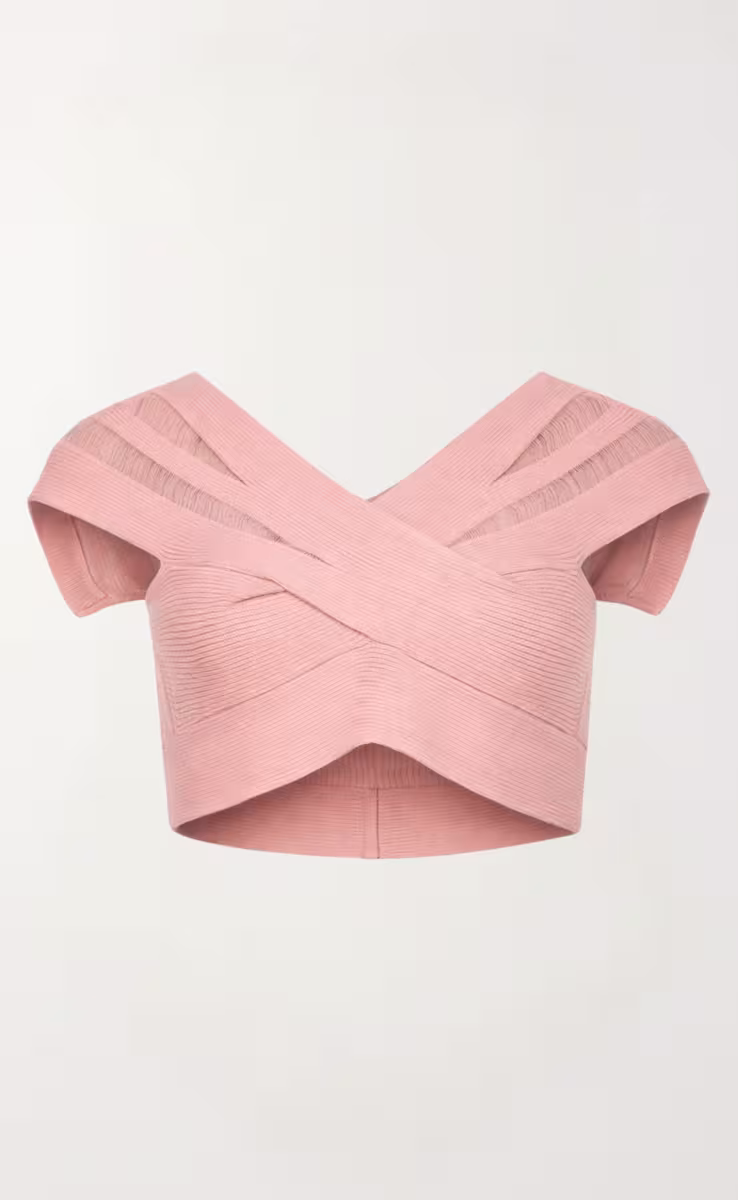 KNIT BRA SUMMER ROSE