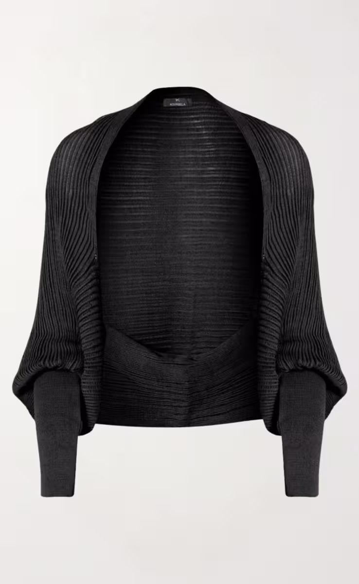 KNIT BOLERO ARCHETYPES BLACK