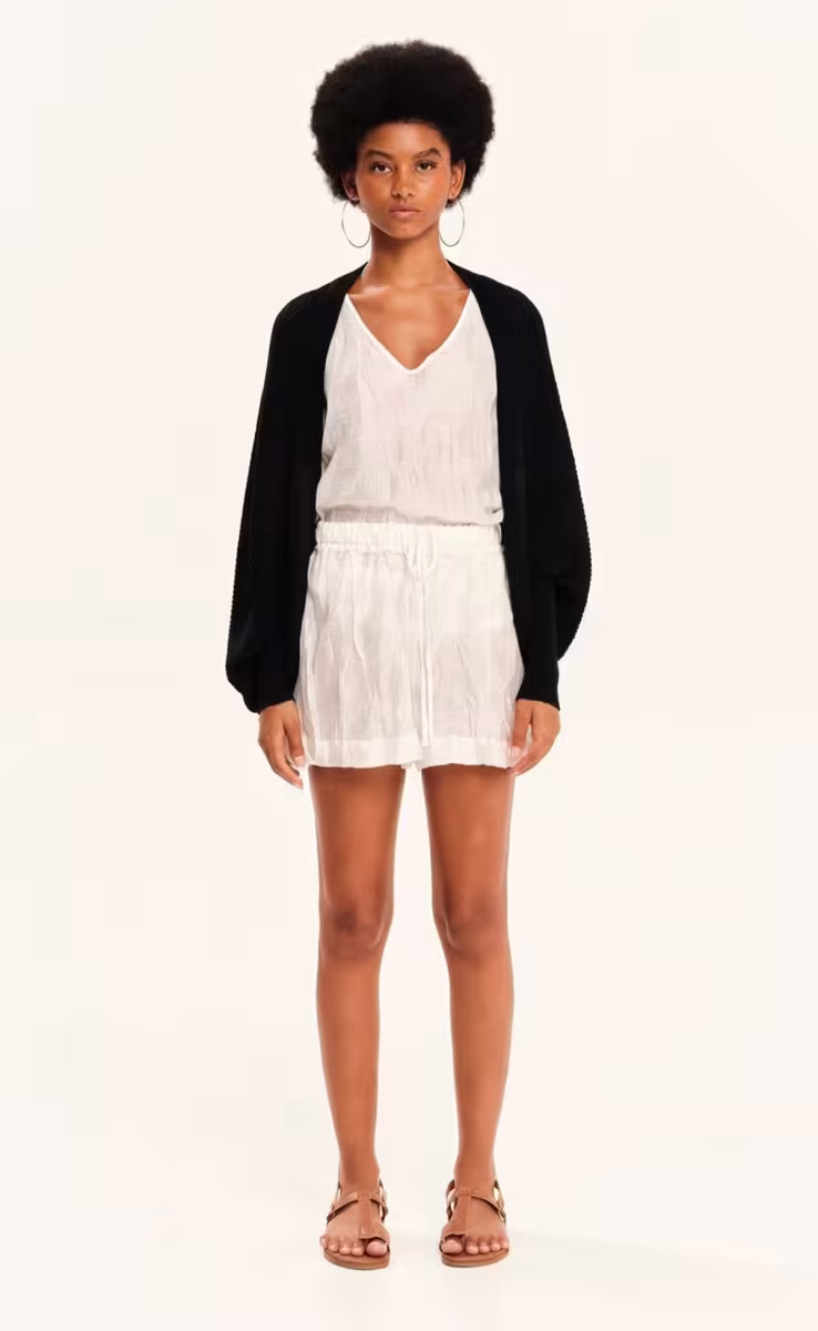 KNIT BOLERO ARCHETYPES BLACK