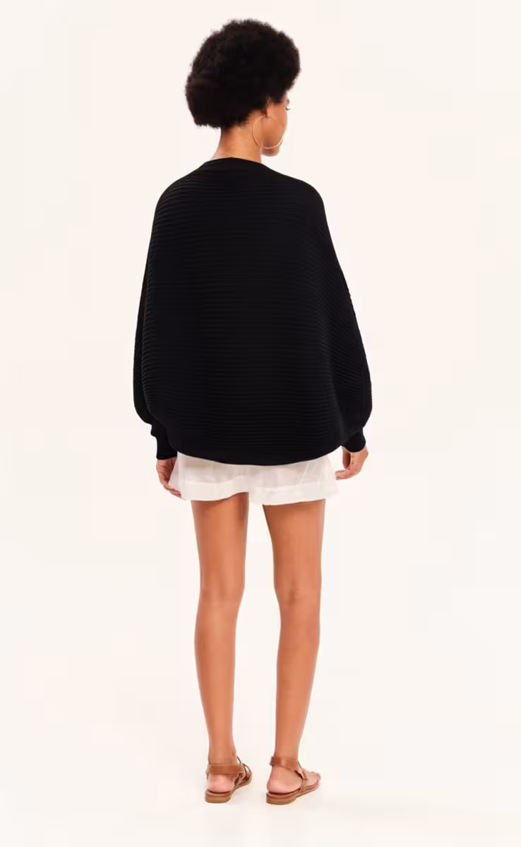 KNIT BOLERO ARCHETYPES BLACK