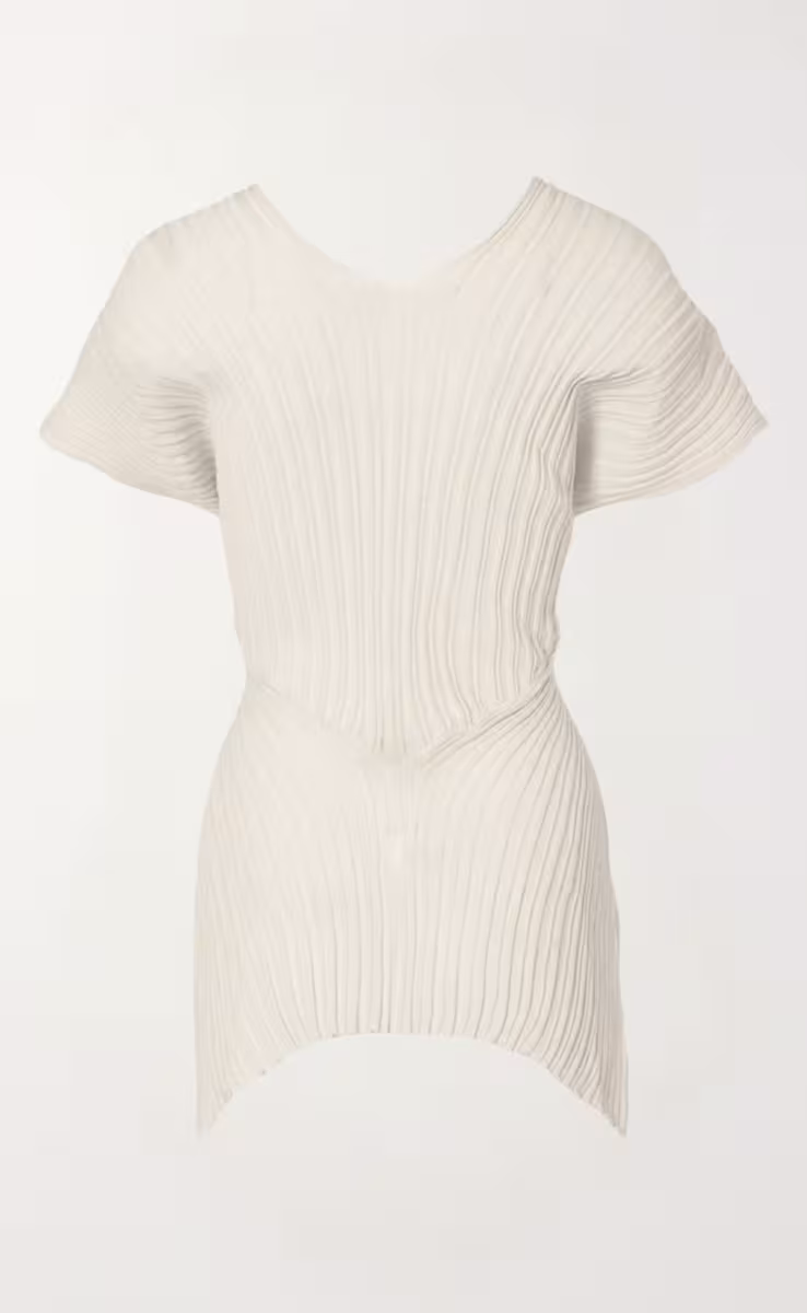KNIT CROSSED TOP OFF WHITE