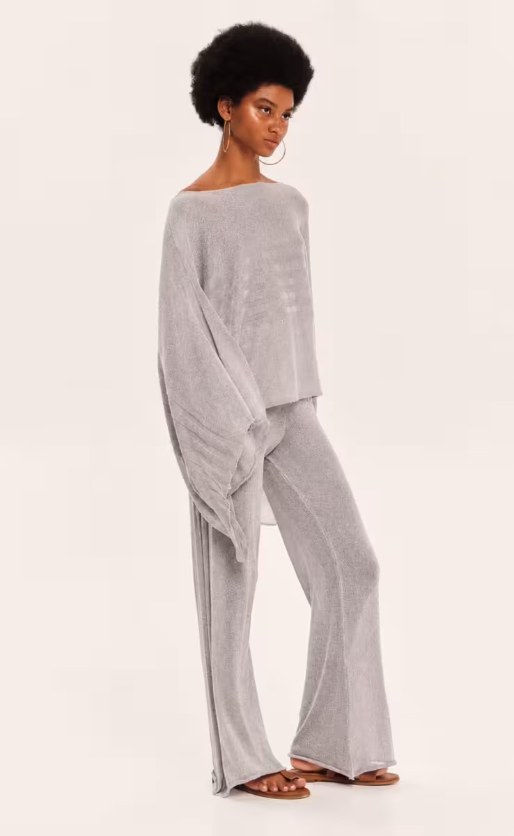 OVERSIZED ΤΟΠ ΑΣΗΜΙ ΓΚΡΙ