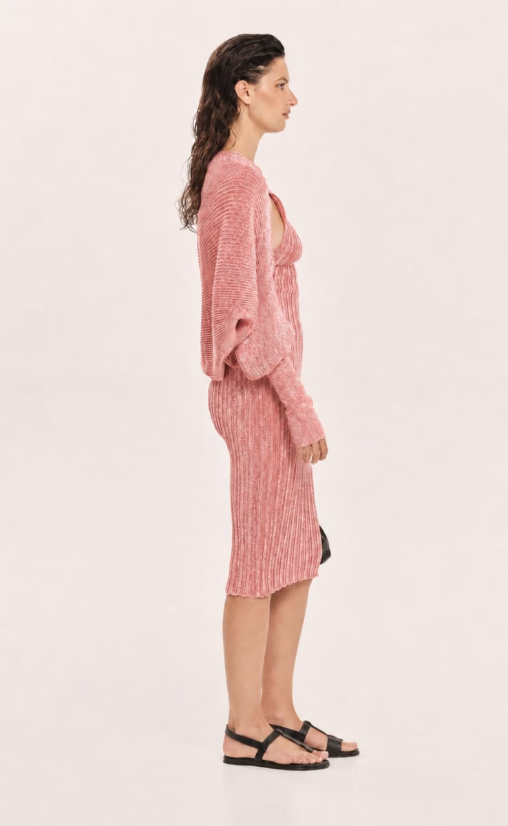 KNIT BOLERO GOLD SUMMER ROSE