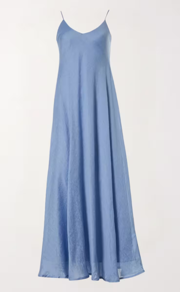 LONG DRESS WITH STRAPS HORIZON CIEL