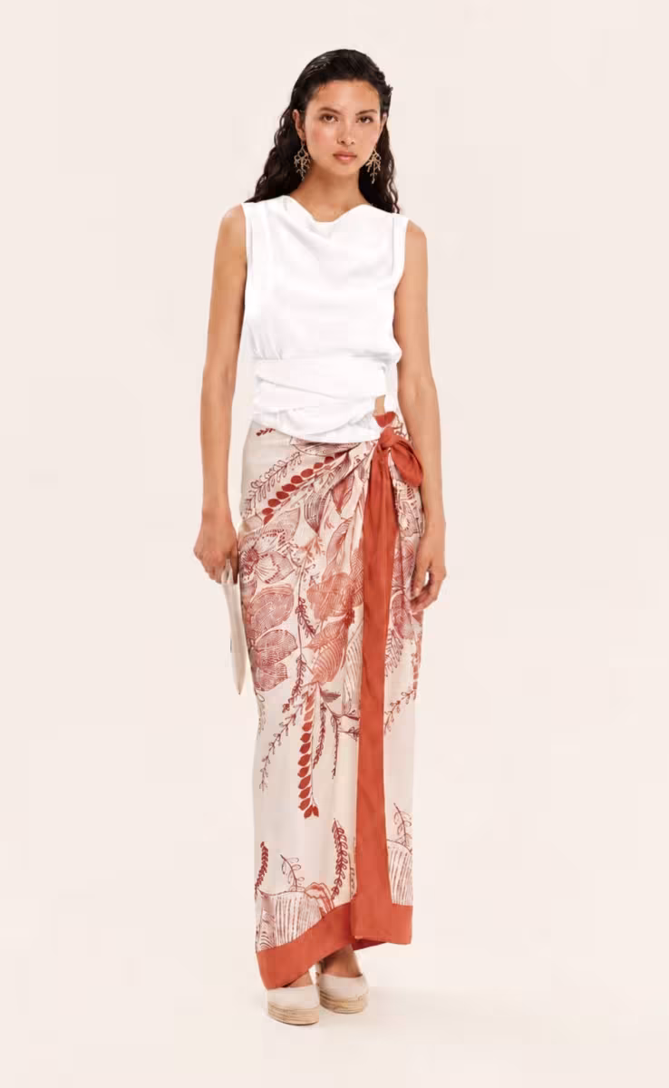 BOTHWAYS WRAP TOP OFF WHITE