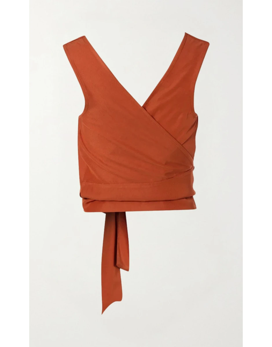 BOTHWAYS WRAP TOP SUNSET ORANGE