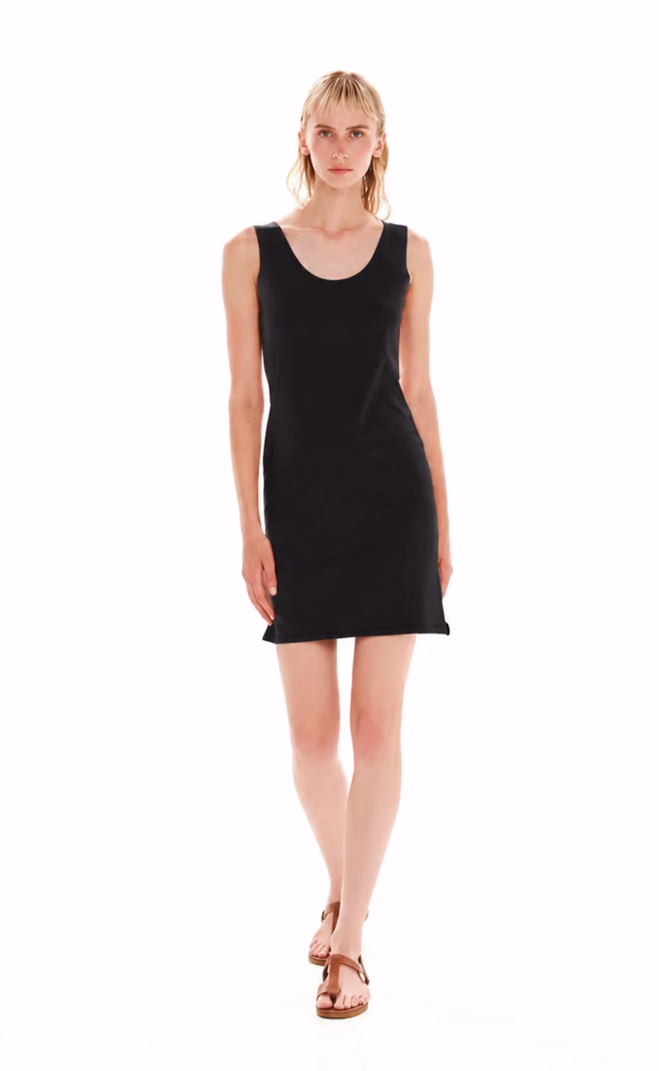 MINI TEE DRESS BLACK