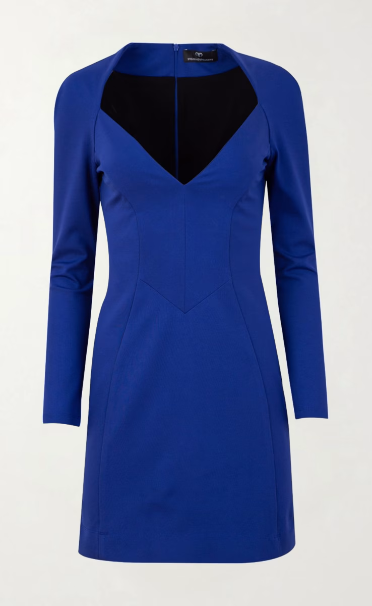 HEART SHAPED DRESS BLUE