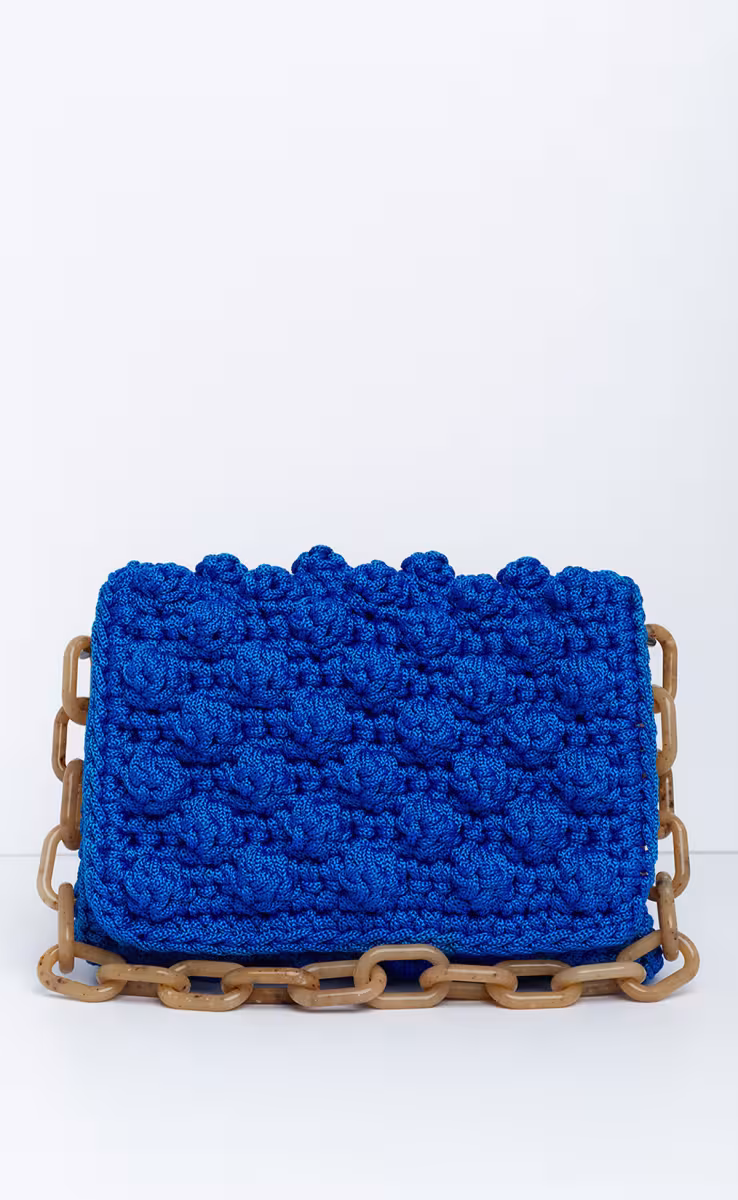 BUBBLES MEDIUM ROYAL BLUE W TARTARUGA CHAIN