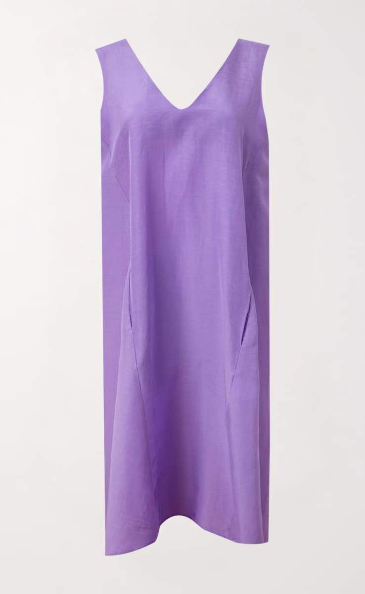 A LINE DRESS LILA