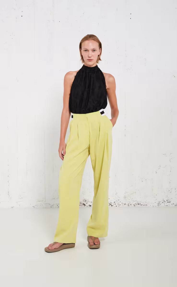 TROUSERS LIME