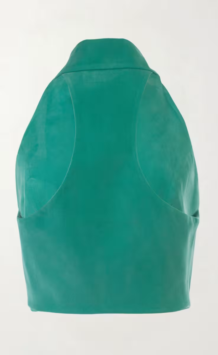 HALTER SHIRT VEST PETROL