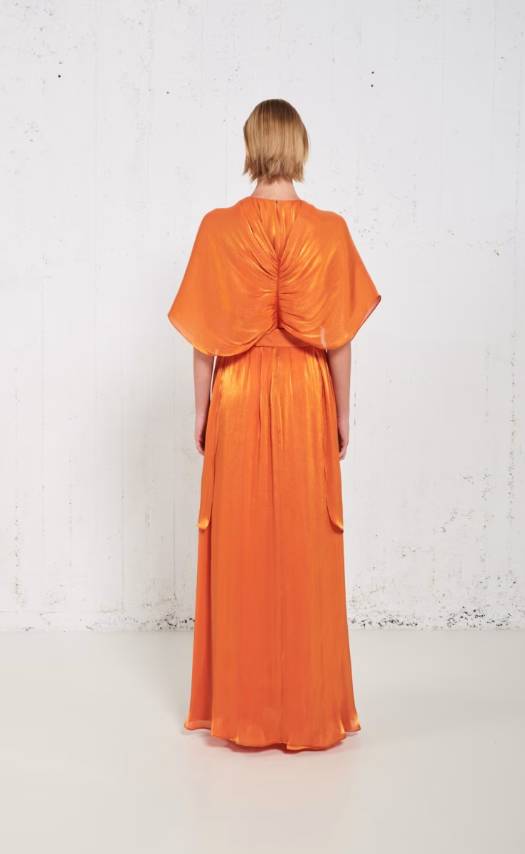 SCARF DRESS ORANGE