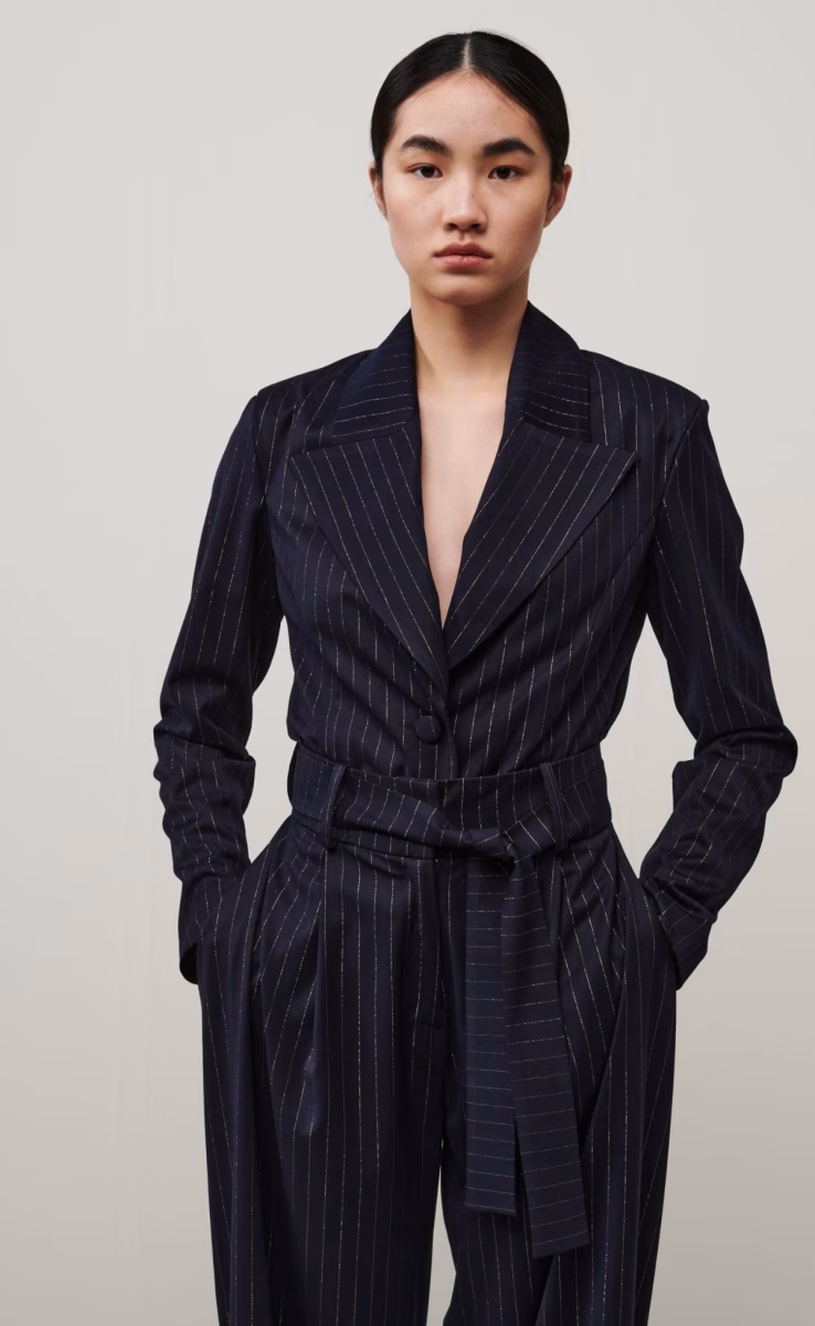 BLAZER BODYSUIT BLUE