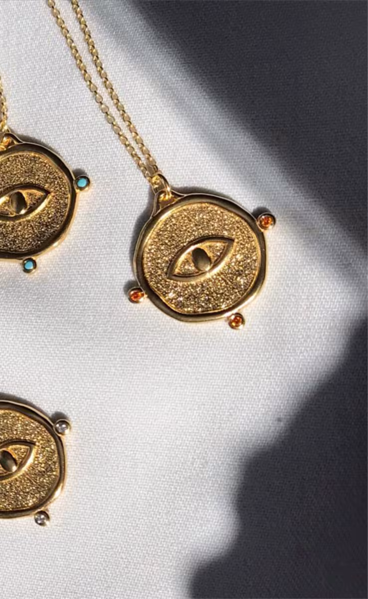 ΚΟΛΙΕ BIG EYE TALISMAN THIN CHAIN