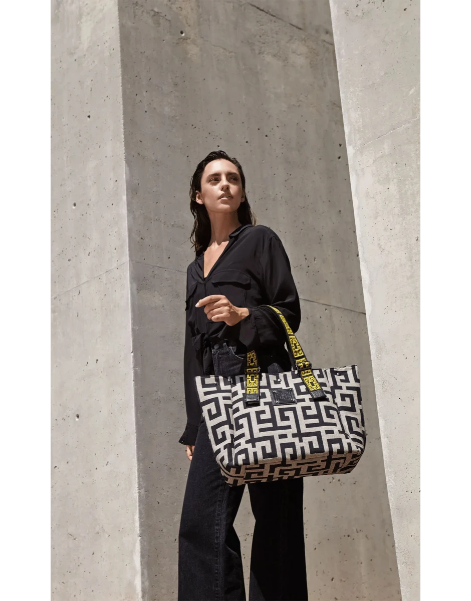 ELIA BAG BEIGE BLACK