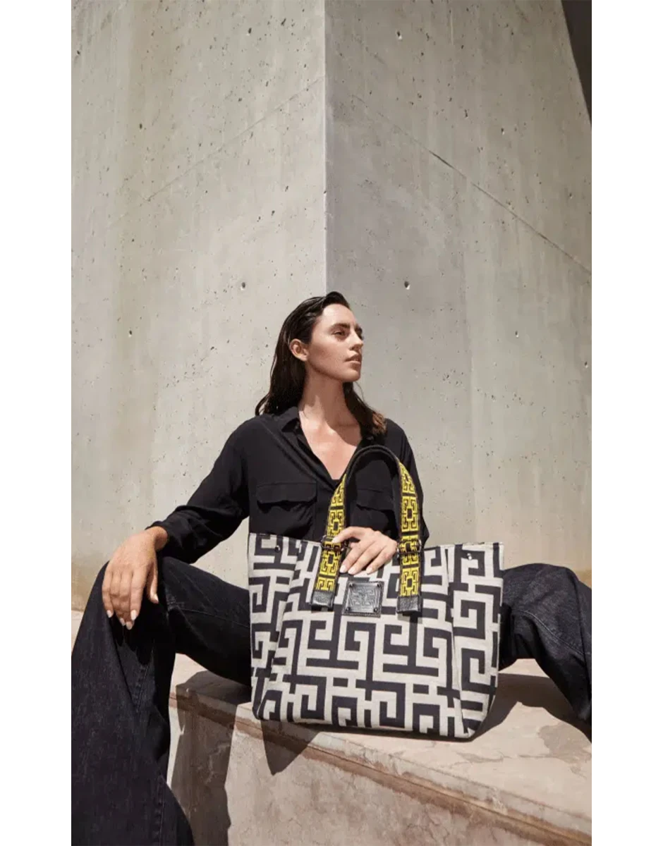 ELIA BAG BEIGE BLACK