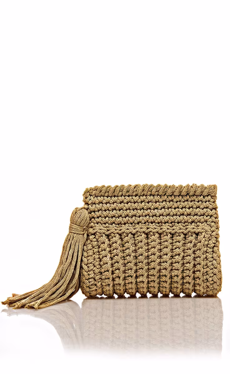 300 BARREL BAG GOLD W METALLIC CHAIN