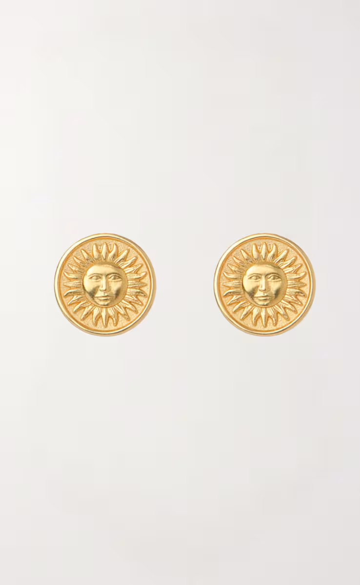 MINI SUN STUD EARRINGS