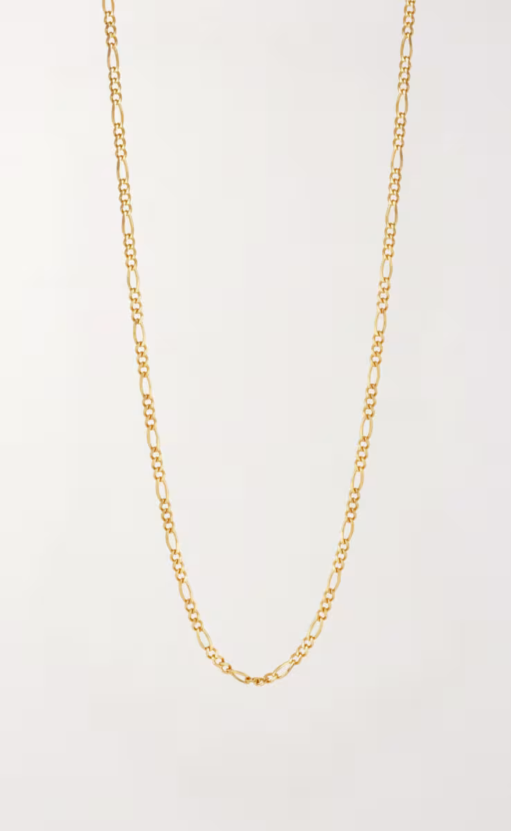FIGARO CHAIN NECKLACE GOLD 55cm