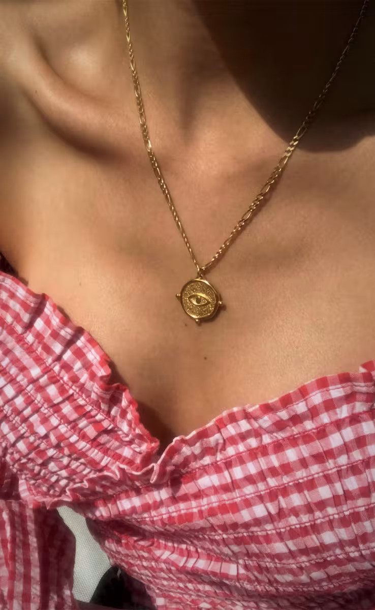 FIGARO CHAIN NECKLACE GOLD 55cm