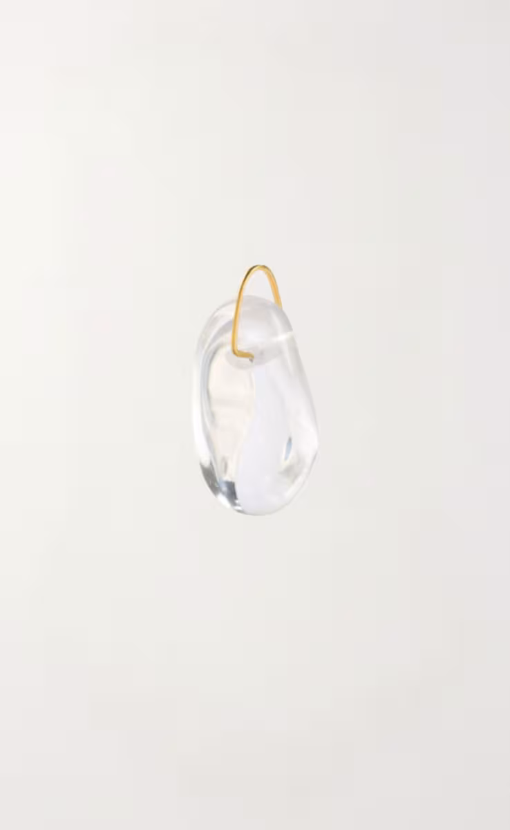 CLEAR QUARTZ HEALING STONE CHARM