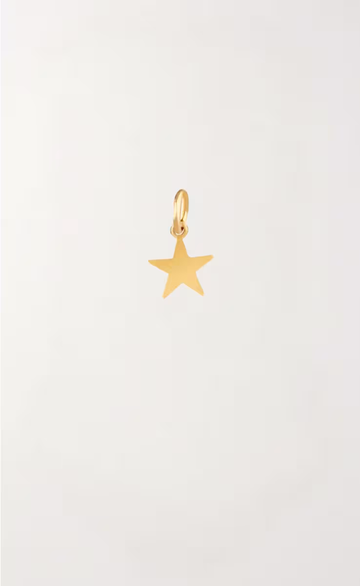 LOLLIPOP STAR CHARM GOLD PLATED
