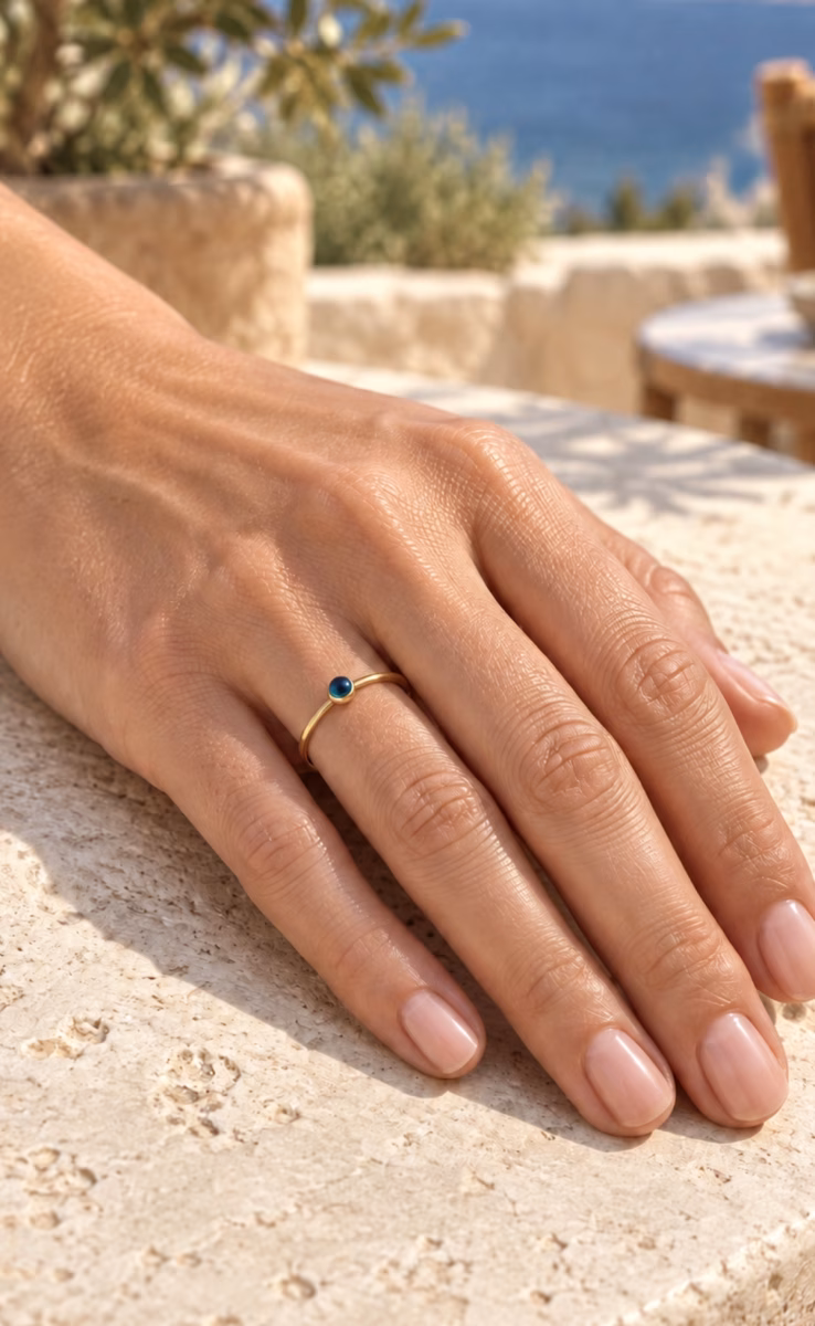 BLUE EYE RING