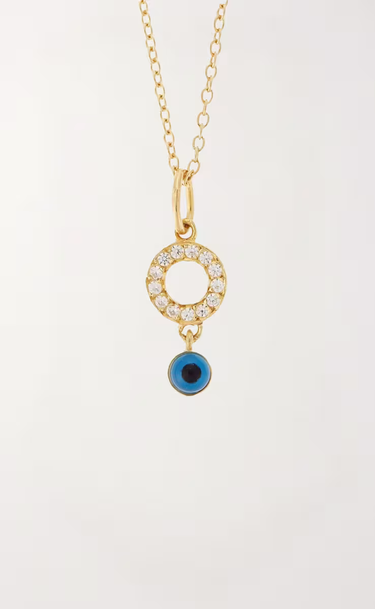 TRIPPY DANGLING DOT EYE PENDANT