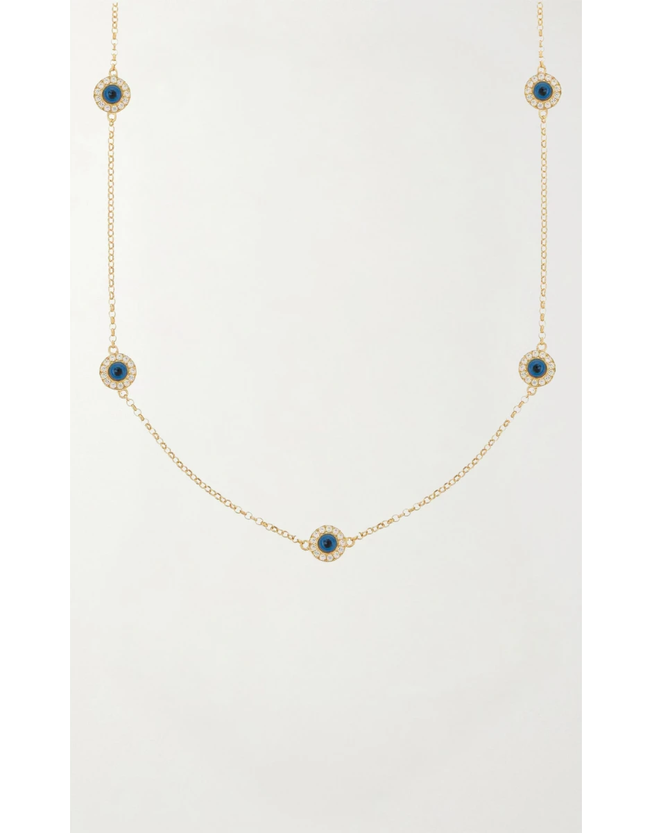 TRIPPY DOT EYE NECKLACE