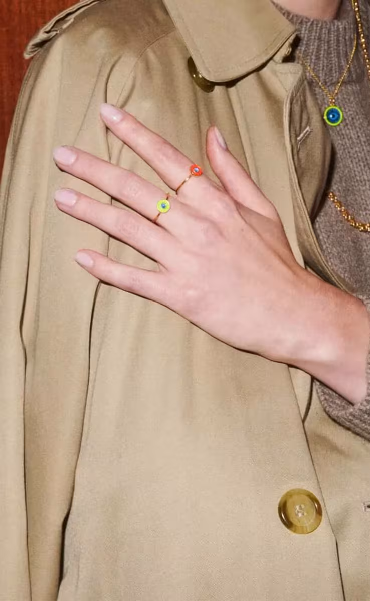 NEON YELLOW EYE RING