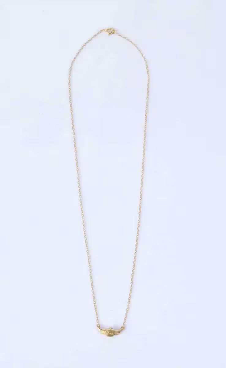 NECKLACE HERMES WINGS WITH STAR