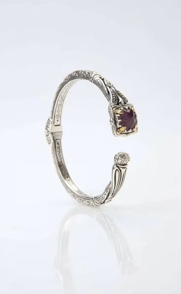 NIGHTFALL BRACELET WITH RUBY DOUBLET