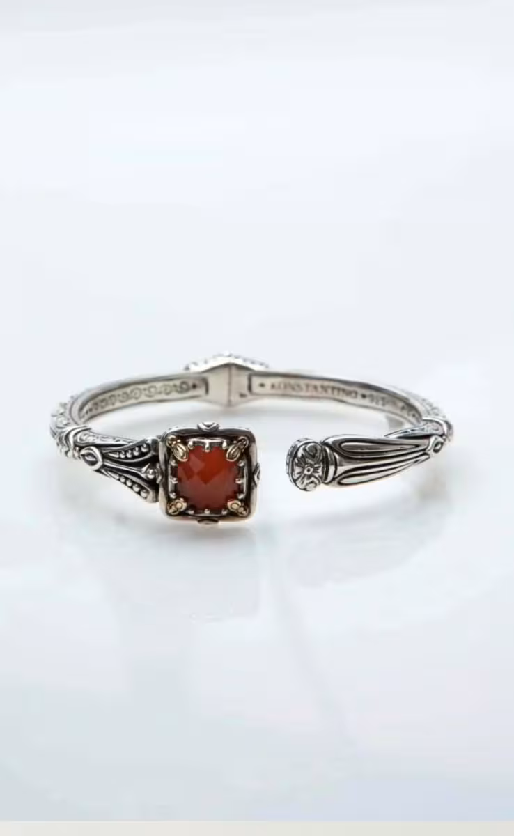 NIGHTFALL BRACELET WITH CARNELIAN DOUBLET