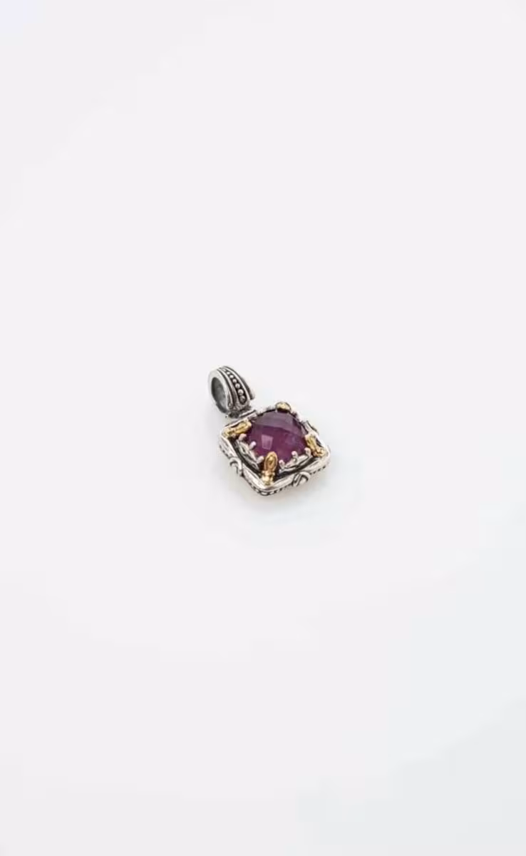 NIGHTFALL PENDANT RUBY DOUBLET