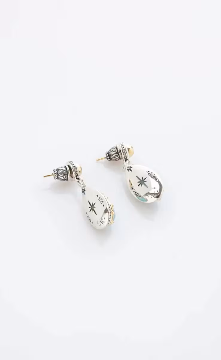 AURORA DROP EARRINGS WITH MORGANITE