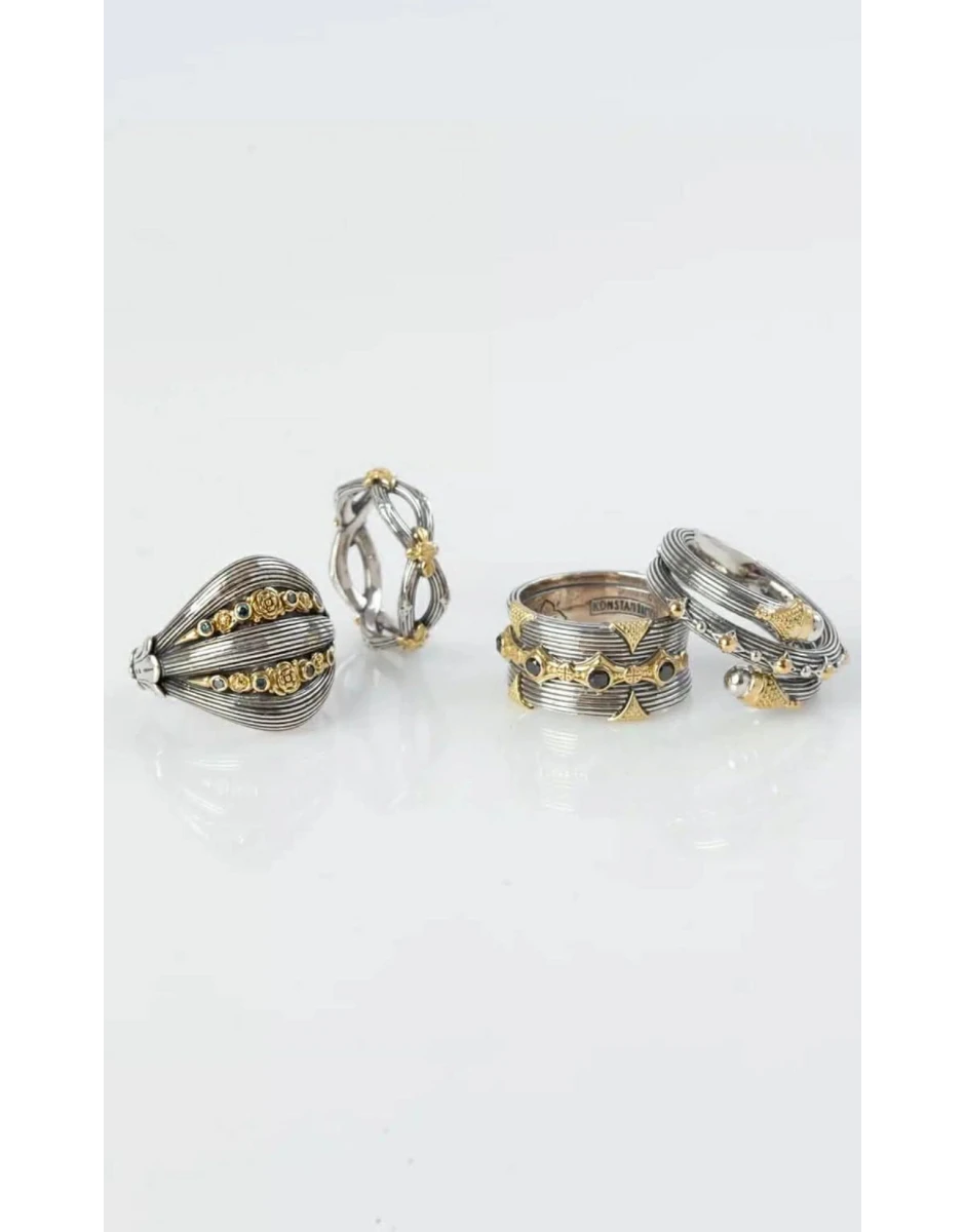 ΔΑΧΤΥΛΙΔΙ ΑΣΗΜΙ & ΧΡΥΣΟ 18Κ