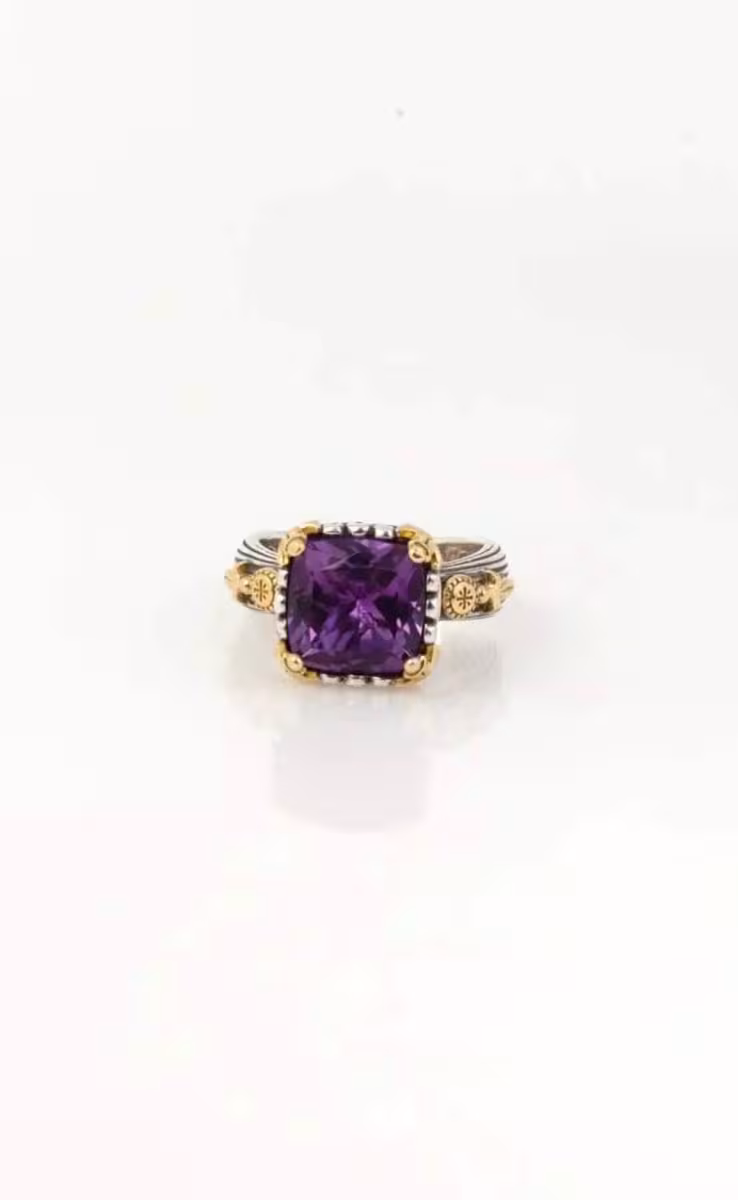 UTOPIA RING WITH AMETHYST
