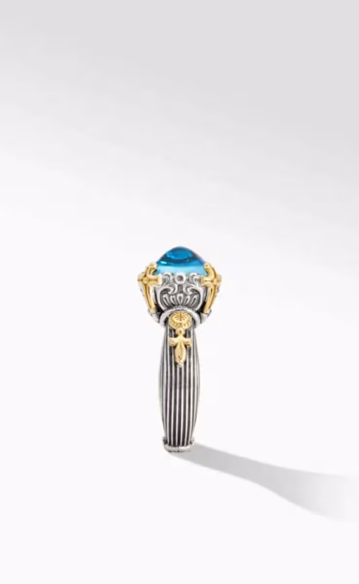 UTOPIA RING WITH SWISS BLUE TOPAZ