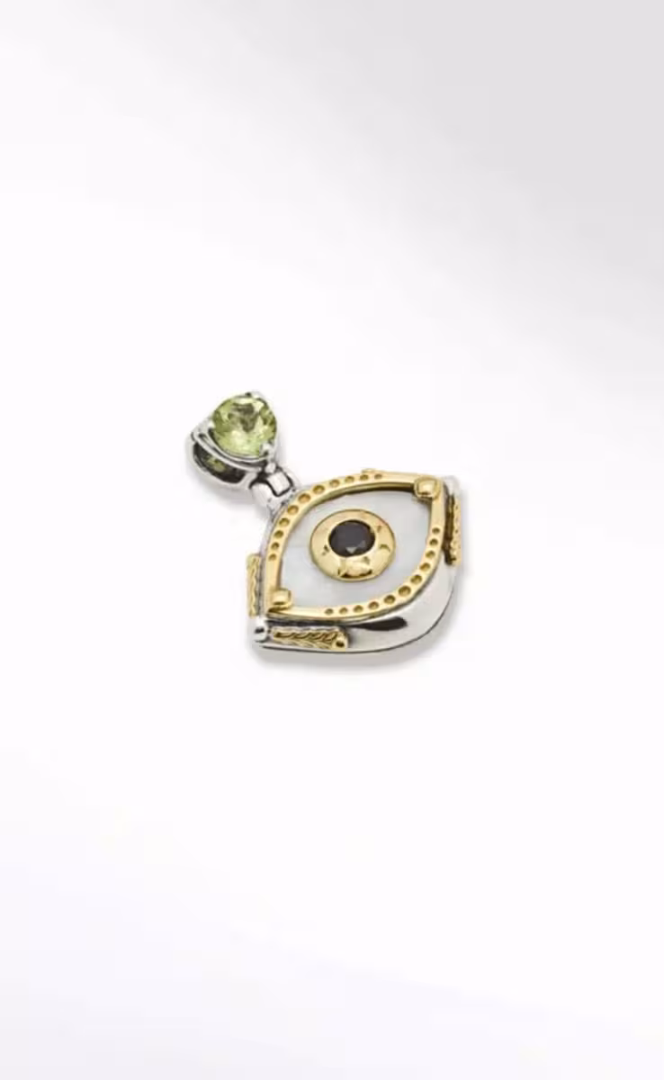PENDANT AUGUST EVIL EYE WITH PERIDOT