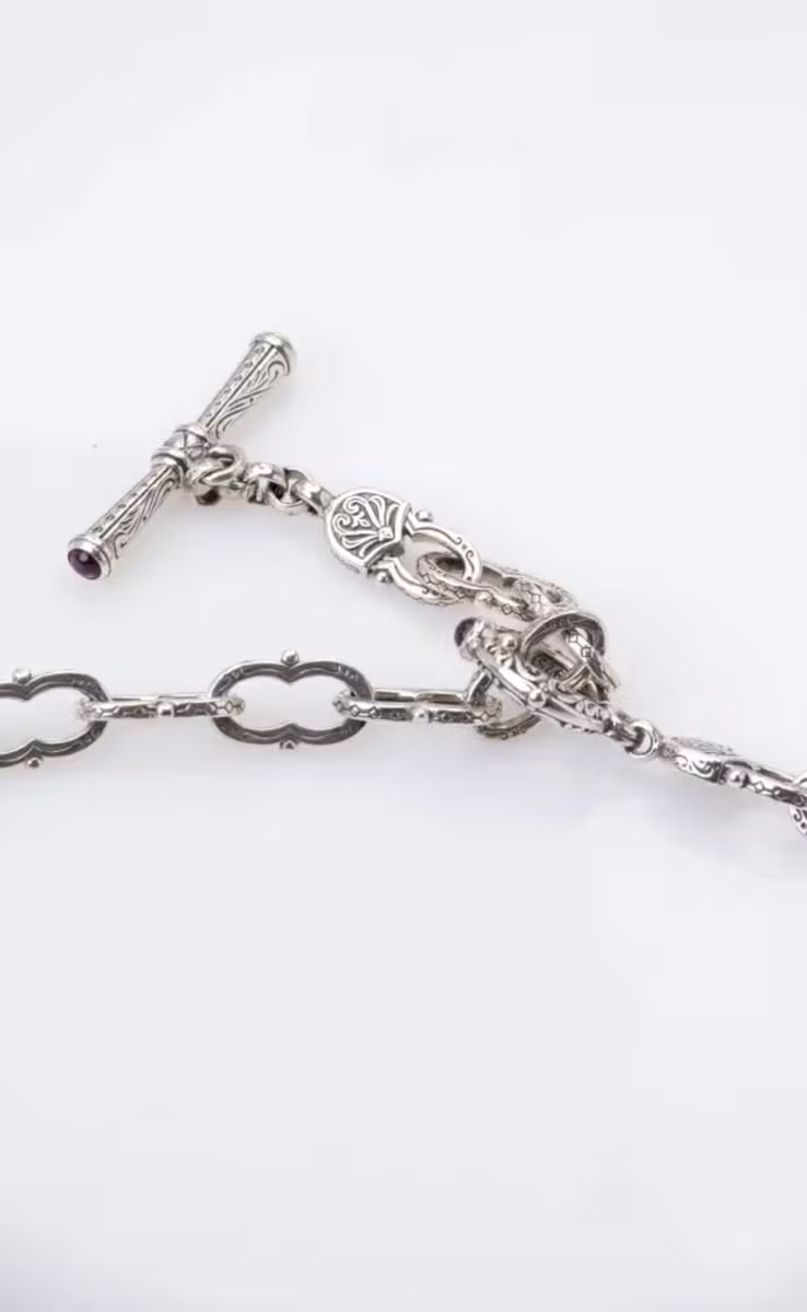 LONG NECKLACE STERLING SILVER