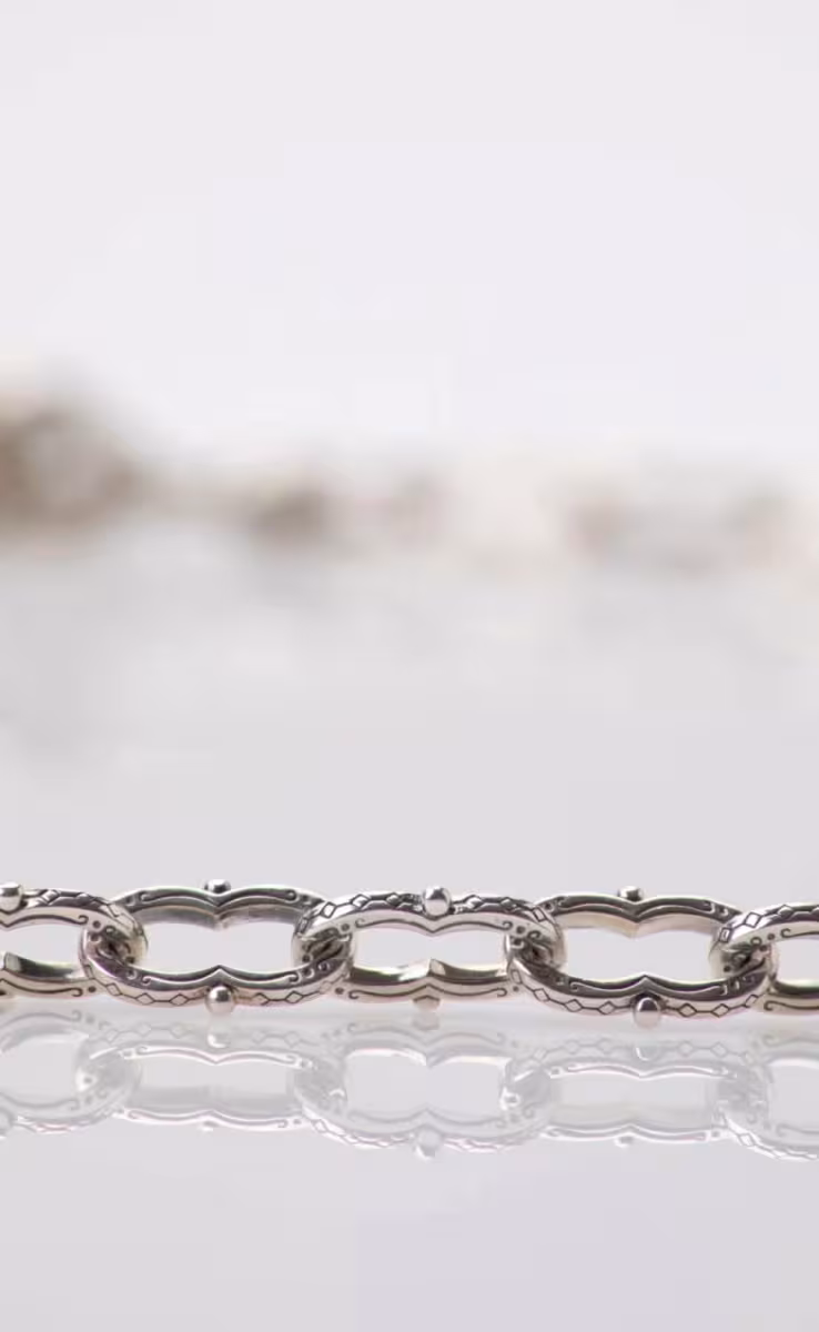 LONG NECKLACE STERLING SILVER