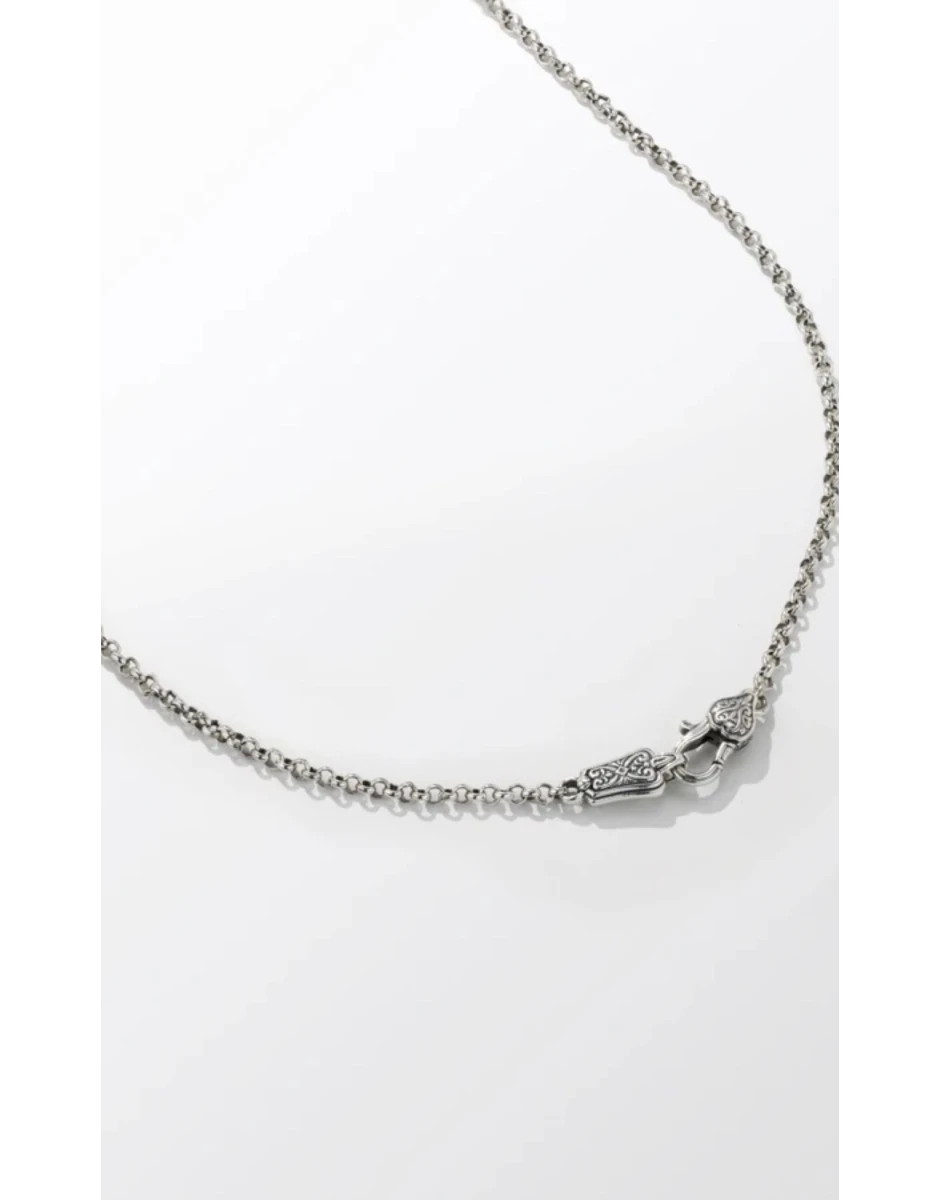 PRISM STATION NECKLACE WITH BLUE SPINEL