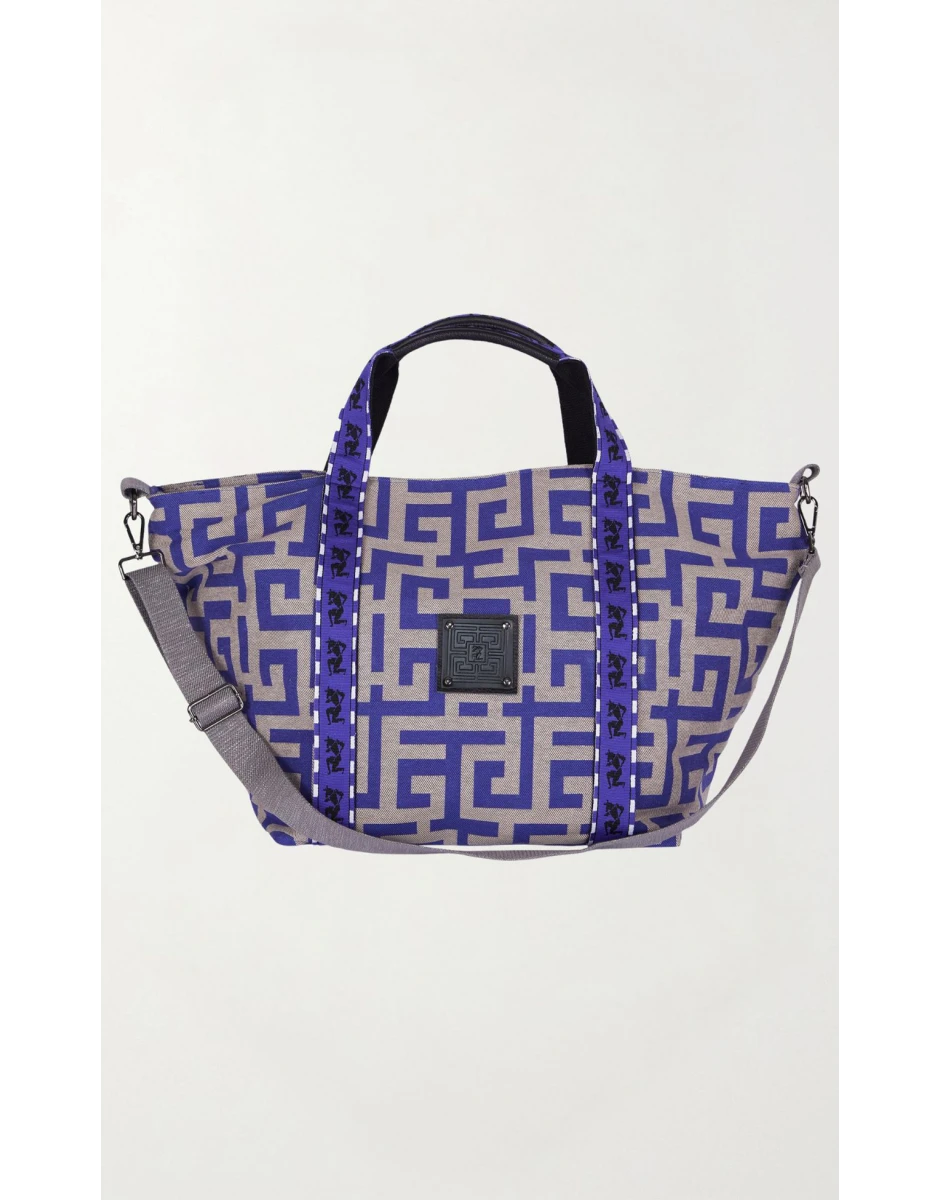 THEROS BAG BLUE BEIGE