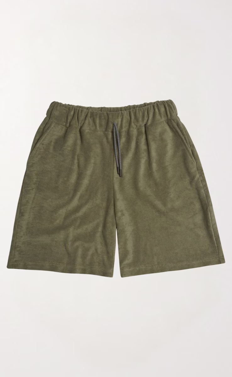 MANS TERRY SHORTS KHAKI