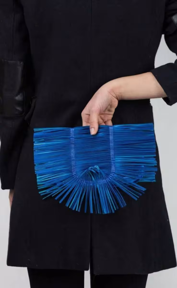 ΤΣΑΝΤΑ CLUTCH CL-ΜΠΛΕ