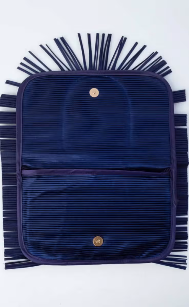 ΤΣΑΝΤΑ CLUTCH CL-ΣΚΟΥΡΟ ΜΠΛΕ