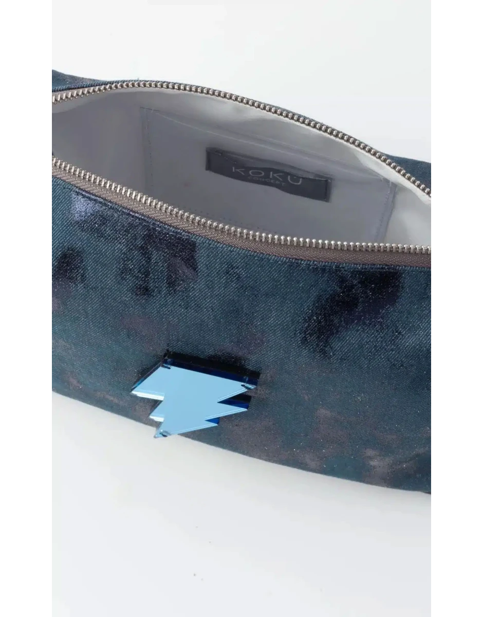 BLAZE POUCH NAVY SHINY LIGHTNING