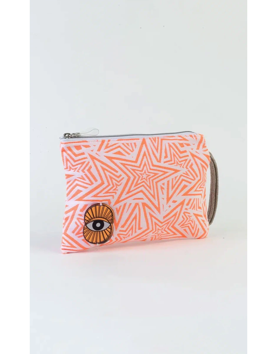 STELLA ALL DAY POUCH ORANGE STARS EYE