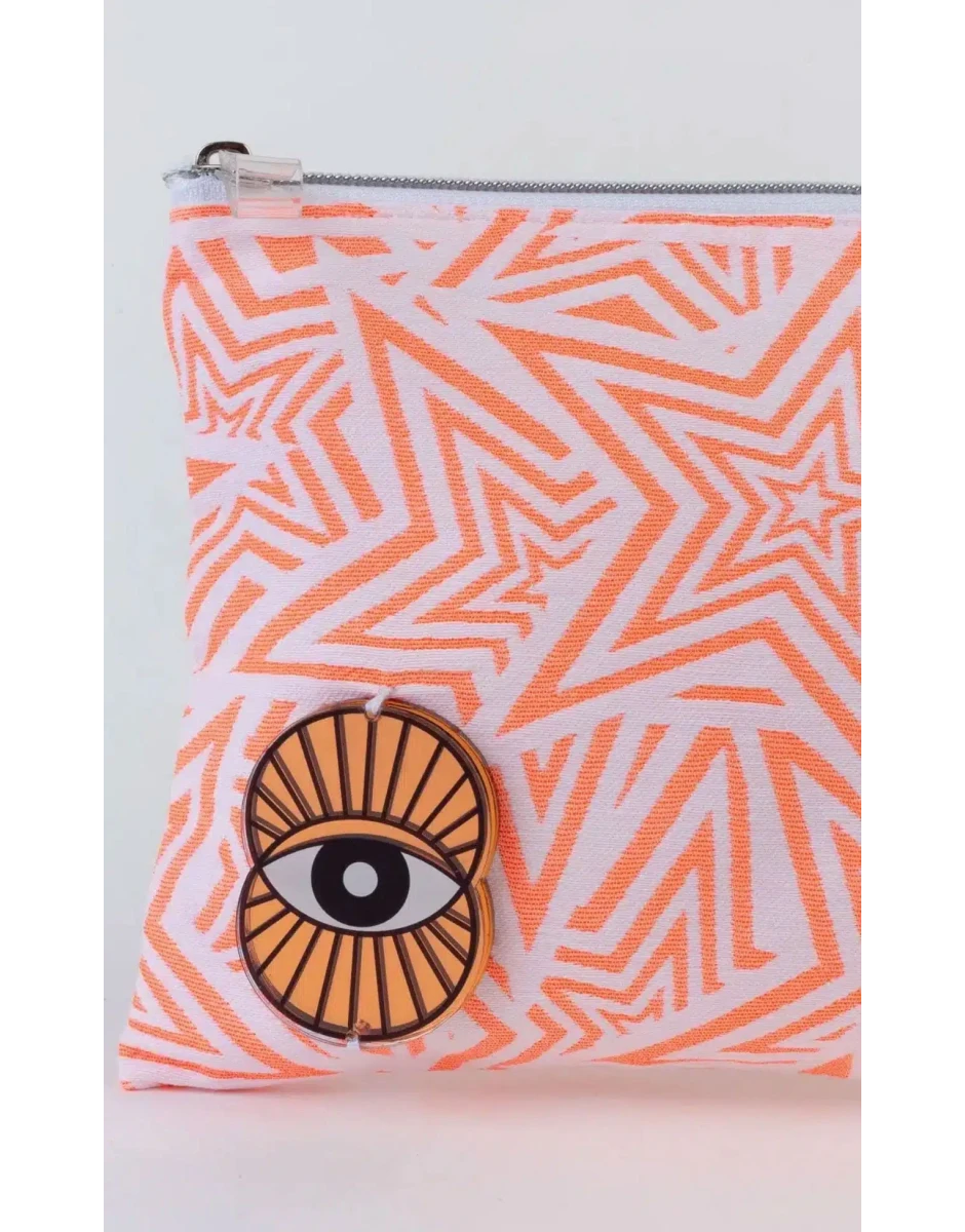 STELLA ALL DAY POUCH ORANGE STARS EYE